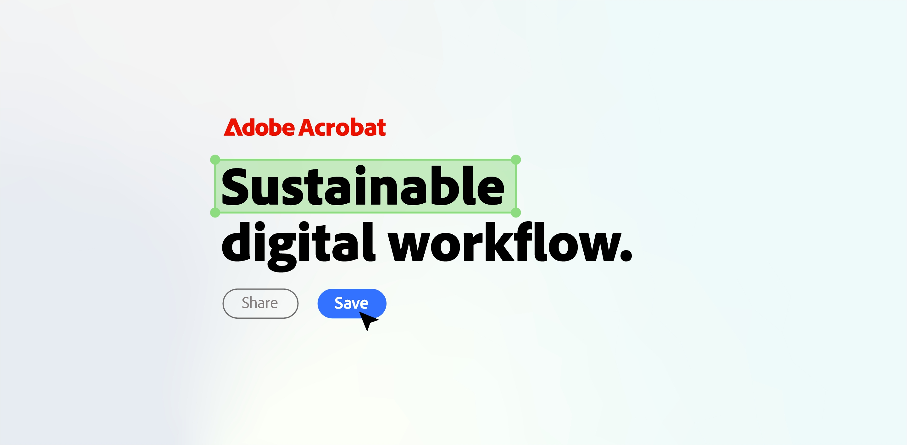 Banner Sustainable digital workflow